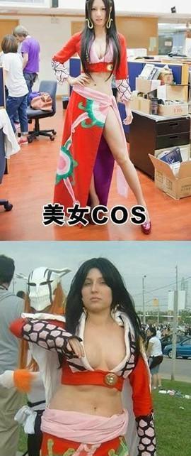 同样是cosplay,差距真大