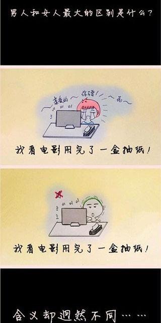 男人和女人最大的区别是什么？